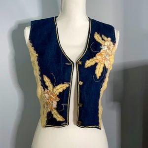 Rare Vintage vest by Susan Alamo of Nashville